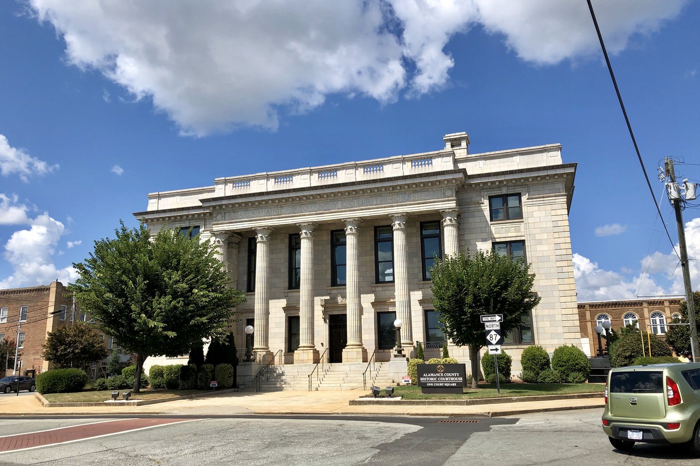 The Alamance County Courthouse in Graham